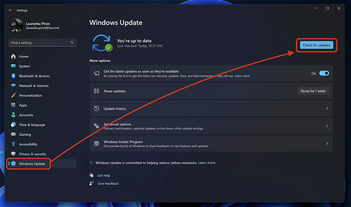 Windows-opdateringer